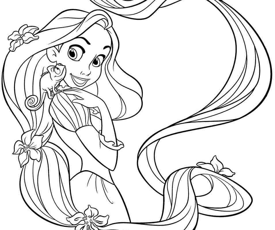Printable Disney Princess Coloring Pages Rapunzel General Free 955x800 Printable Disney Princess Coloring Pages Rapunzel General Free