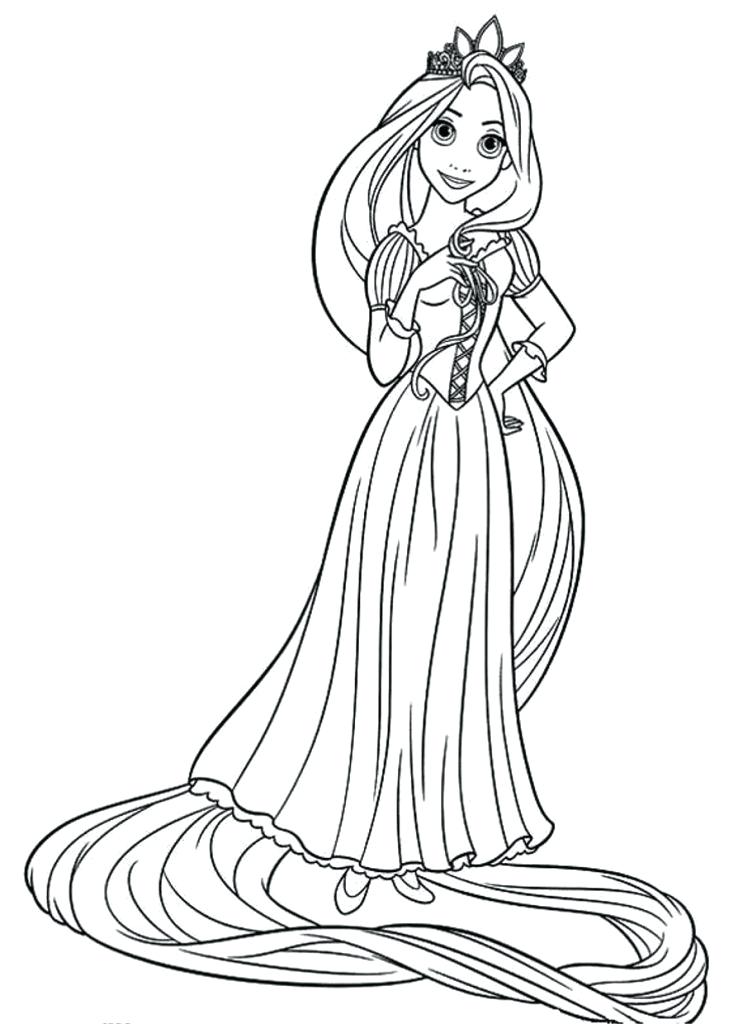 Rapunzel Printable Coloring Pages at GetColorings.com | Free printable ...