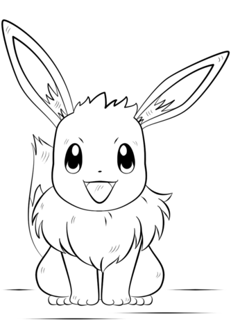 Pokemon Coloring Pages Eevee 333x480 Pokemon Coloring Pages Eevee