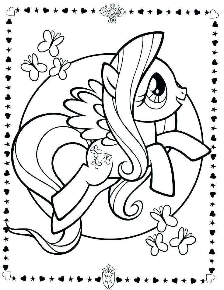 736x952 My Little Pony Coloring Sheets Printable