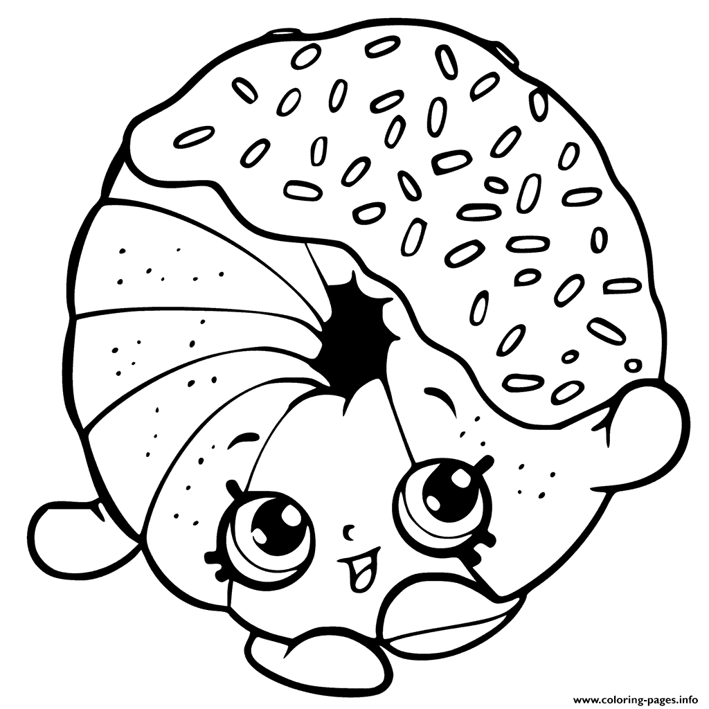 1024x1024 Donuts Coloring Pages Raspberry 2bjam 2bstrawberry 2bchocolate