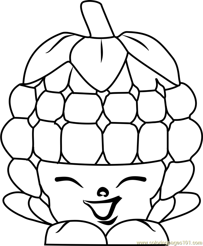 660x800 Asbury Raspberry Shopkins Coloring Page