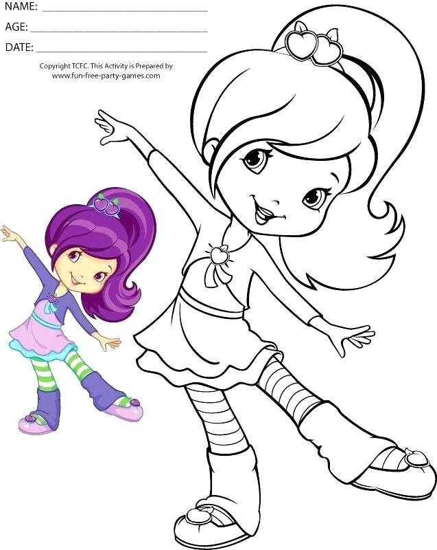637x800 Strawberry Shortcake Color Pages Strawberry Shortcake Characters