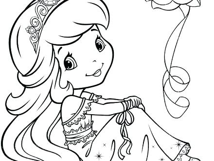 440x330 Strawberry Shortcake Princess Coloring Pages Strawberry Shortcake