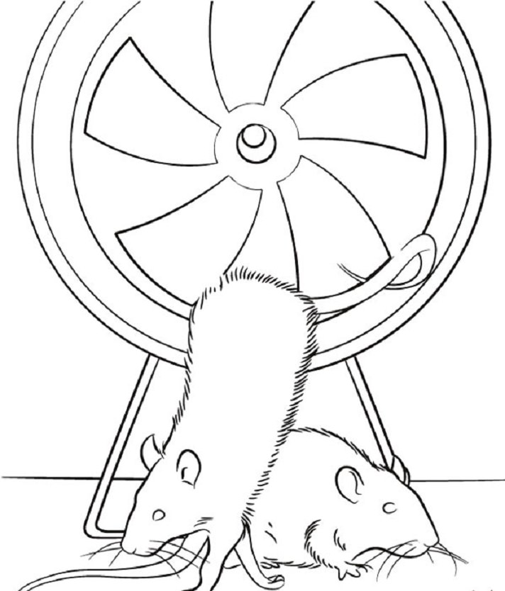 712x834 Critters Coloring Pages