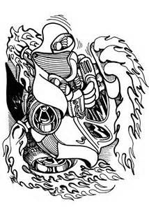 Rat Rod Coloring Pages 214x300 Rat Rod Coloring Pages