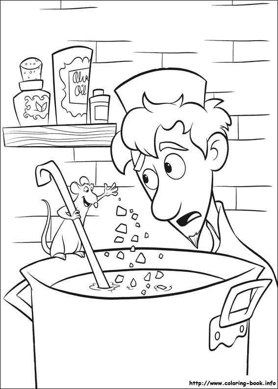 567x794 Ratatouille Coloring Pages On Coloring