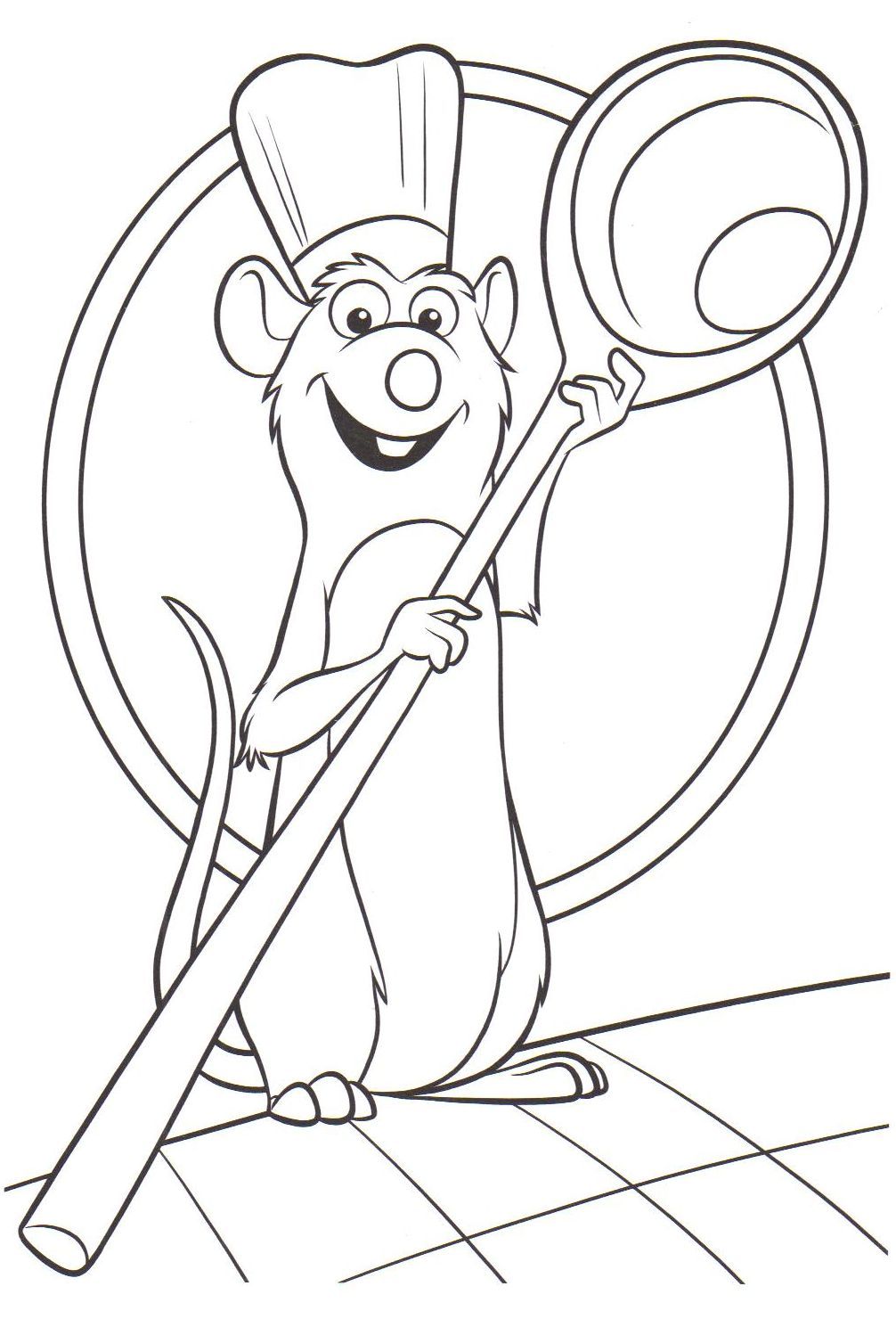 1006x1480 Ratatouille Coloring Pictures Coloring Pages (Printables