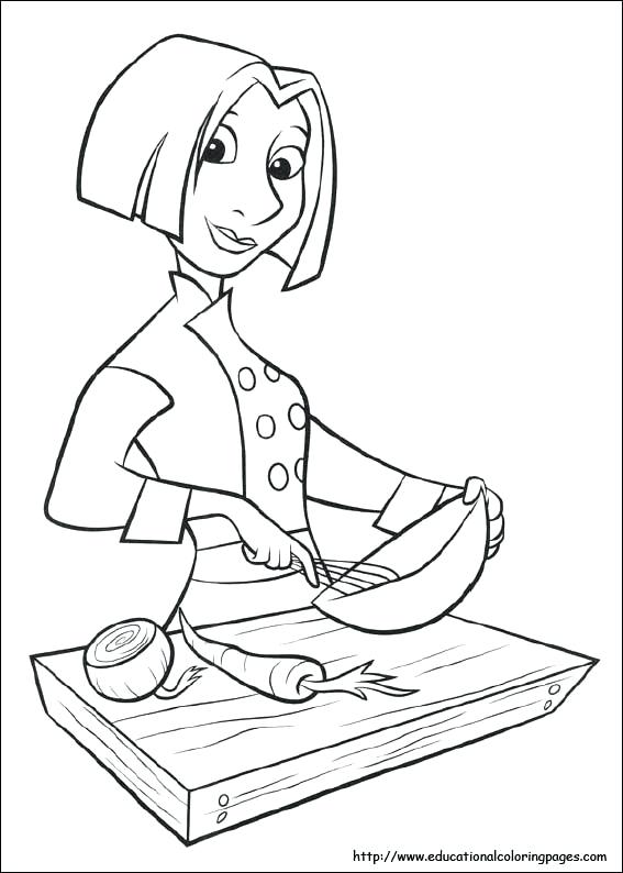 567x794 Pixar Coloring Pages Ratatouille Coloring Pages Educational Fun