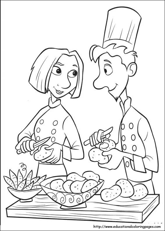 567x794 Ratatouille Coloring Pages