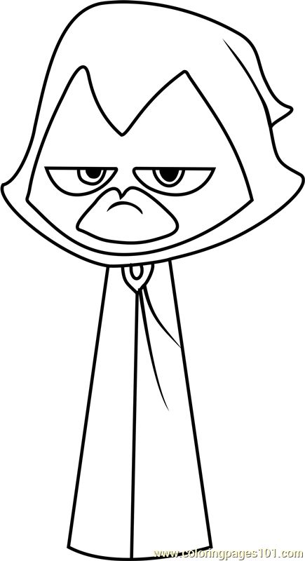 435x800 Raven Coloring Page On Raven Coloring Page