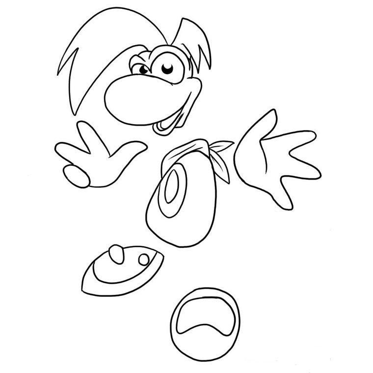 Rayman Legends Coloring Pages
