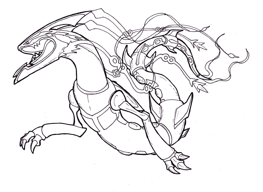 Pokemon Coloring Pages Mega Rayquaza Collection 1024x746 Pokemon Coloring Pages Mega Rayquaza Collection