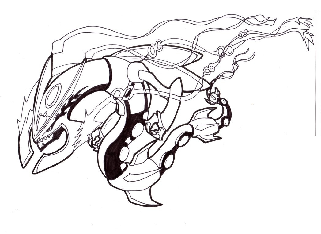 Rayquaza Ex Coloring Pages 1048x763 Rayquaza Ex Coloring Pages