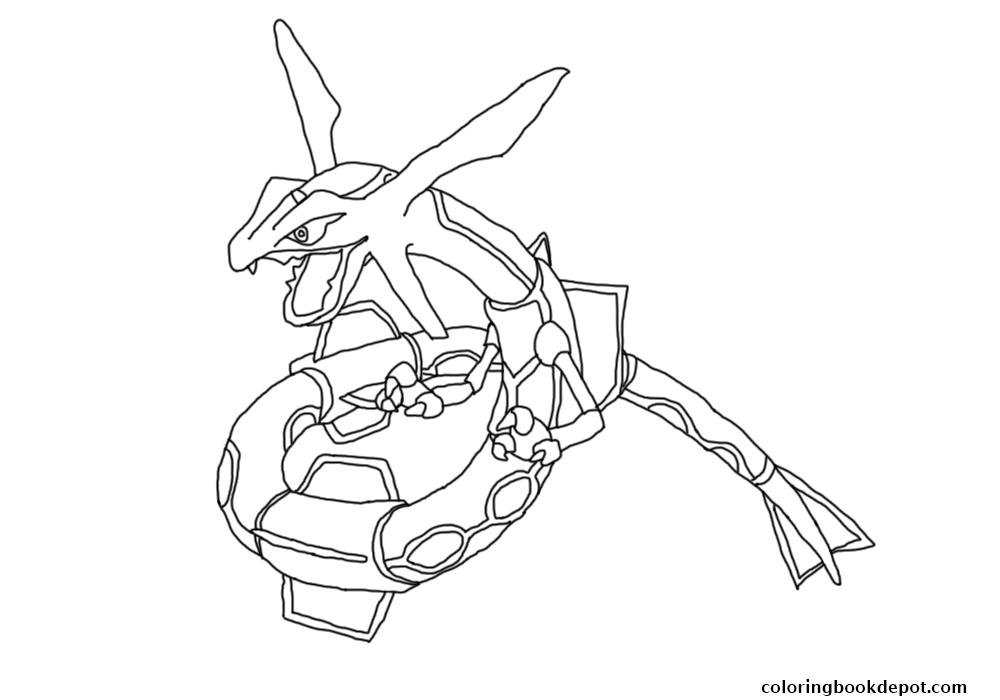 Pokemon Mega Rayquaza 9 Coloring Pages 1000x700 Pokemon Mega Rayquaza 9 Coloring Pages