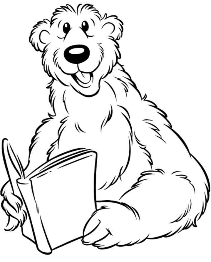718x892 Reading Animals Colouring Pages Az Coloring Pages Coloring Pages