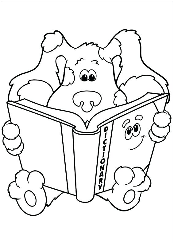 567x794 Reading Coloring Page Blues Reading A Book Coloring Page Summer