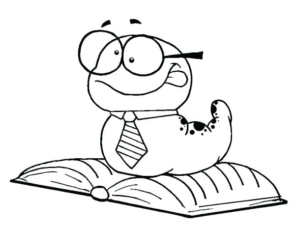 600x462 Reading Coloring Pages Book Coloring Pages Reading Coloring Page