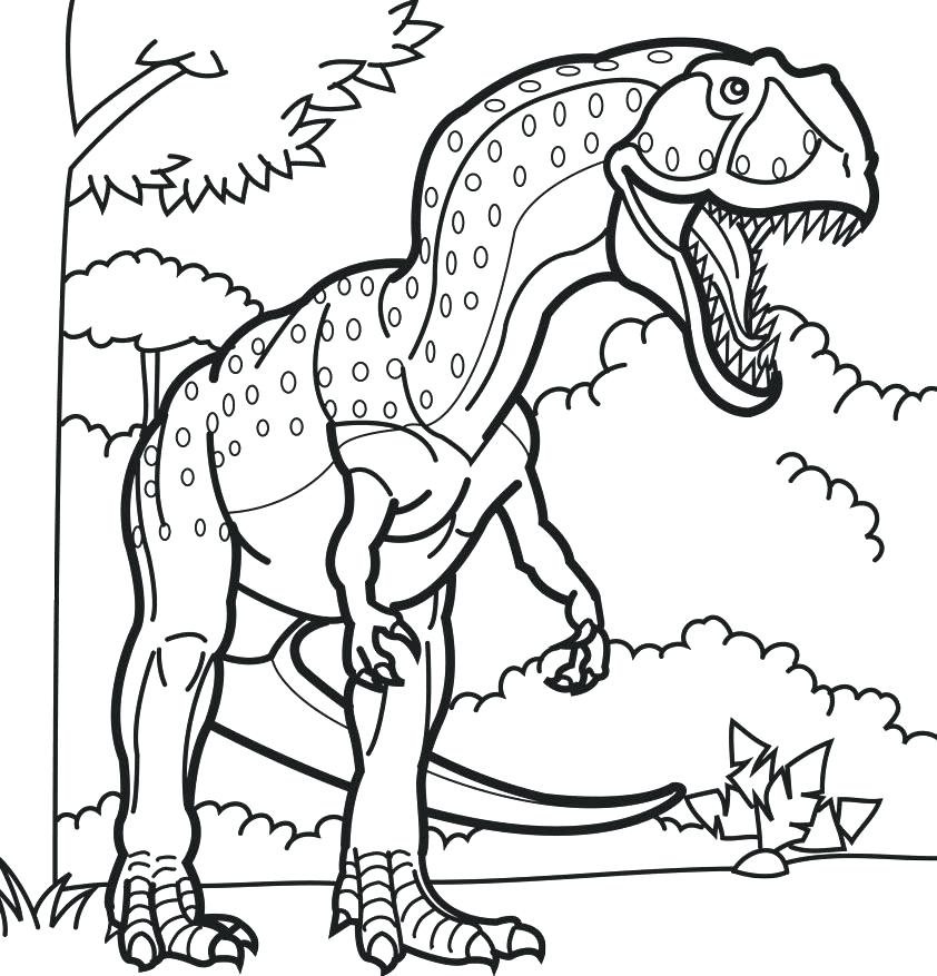 842x877 Coloring Pages Dinosaurs Stunning Realistic Dinosaur Coloring