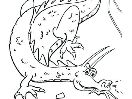 Komodo Dragon Coloring Page Cliptext.co 440x330 Komodo Dragon Coloring Page Cliptext.co