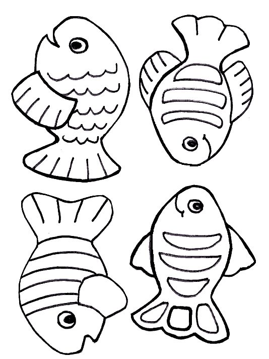 Fish Coloring Pages 534x712 Fish Coloring Pages