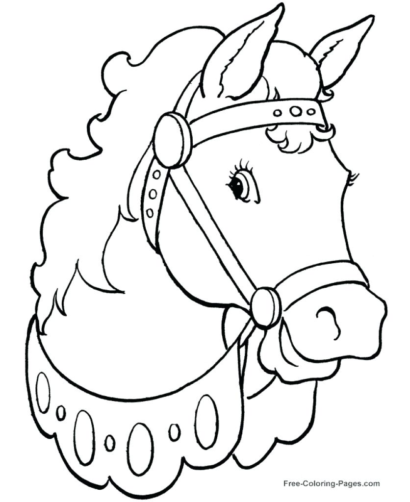836x1024 Coloring Pages ~ Printable Horse Coloring Pages Real Realistic