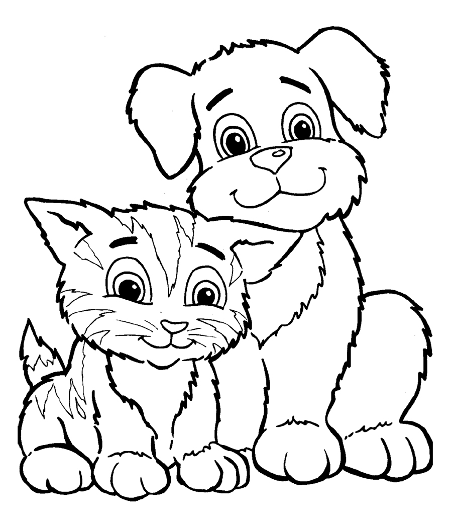 900x1044 Printable Kitten Coloring Pages