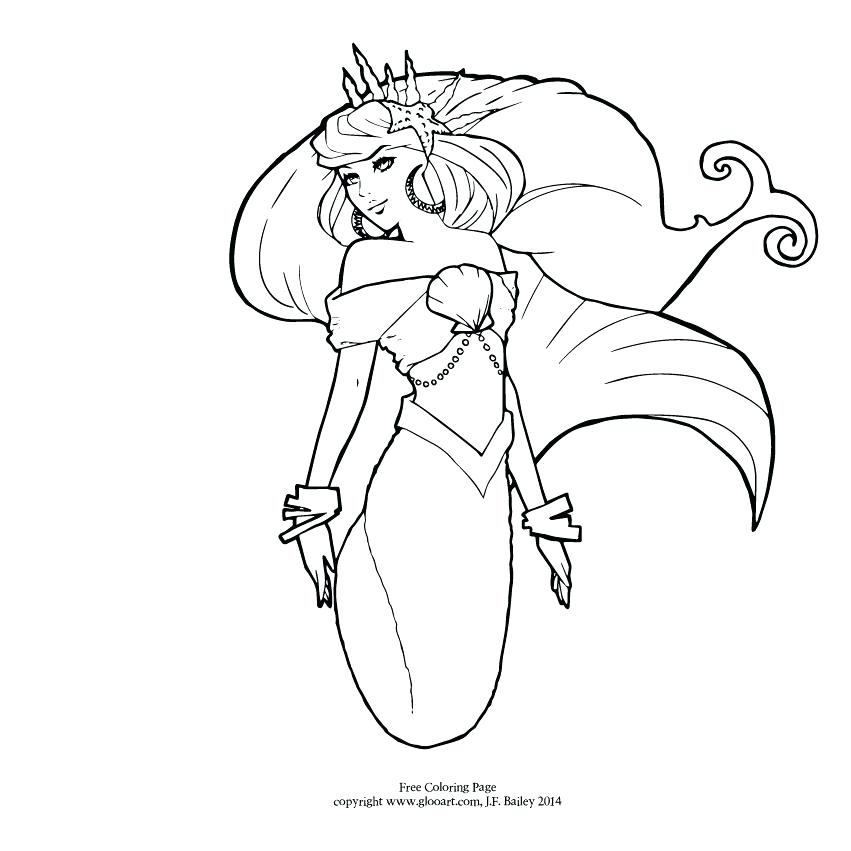 851x851 Coloring Pages Of Mermaids