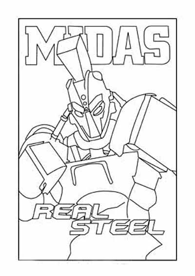 Real Steel Robot Coloring Pages 400x566 Real Steel Robot Coloring Pages