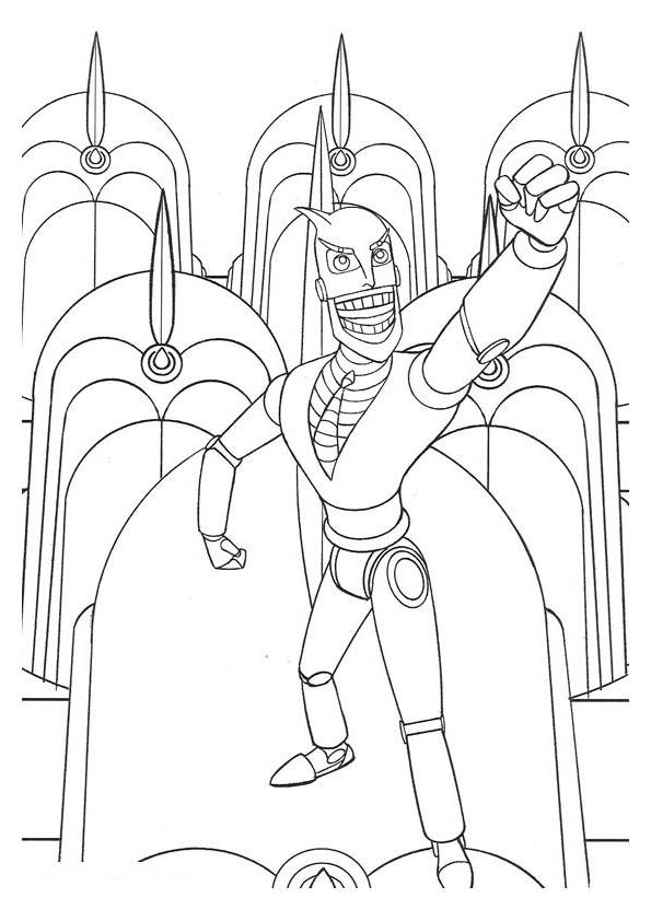 Coloring Page Disney Coloring Page Robots 595x842 Coloring Page Disney Coloring Page Robots