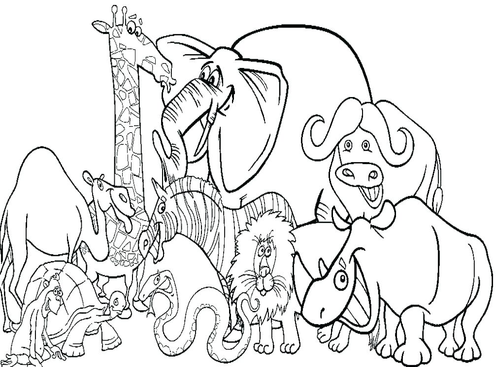 Coloring Animal Pages Zoo Animal Coloring Pages To Print Animal 1007x745 Coloring Animal Pages Zoo Animal Coloring Pages To Print Animal