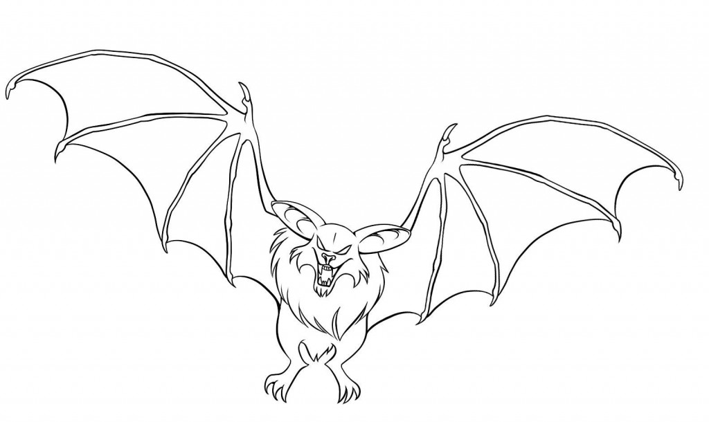 1024x610 Bat Coloring Pages To Print Downloadsmartphone. Free Printable Bat
