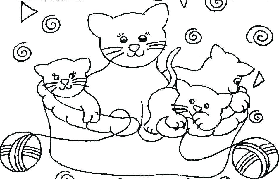 954x612 Cats Coloring Page Fresh Cats Coloring Pages For Funny Cat