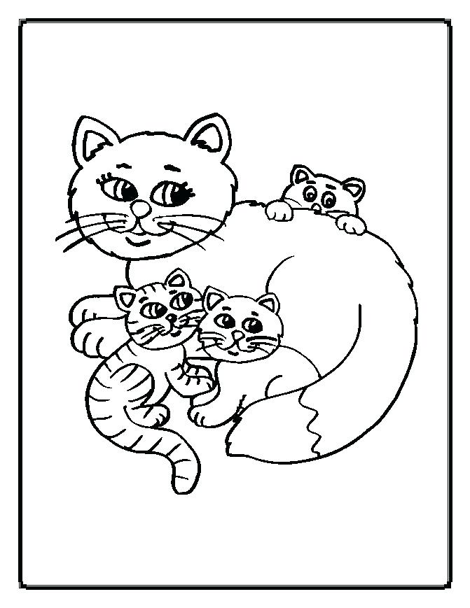 671x869 Cat Coloring Pages Printable With Coloring Pages Cats Together
