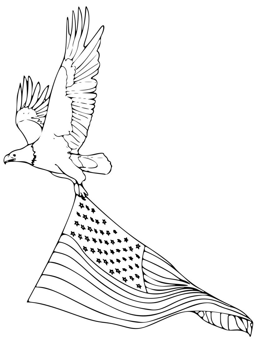 Bald Eagle Coloring Page Thebarnyard 850x1100 Bald Eagle Coloring Page Thebarnyard