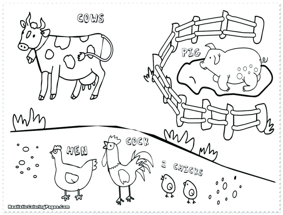 Realistic Farm Animal Coloring Pages at GetColorings.com | Free ...