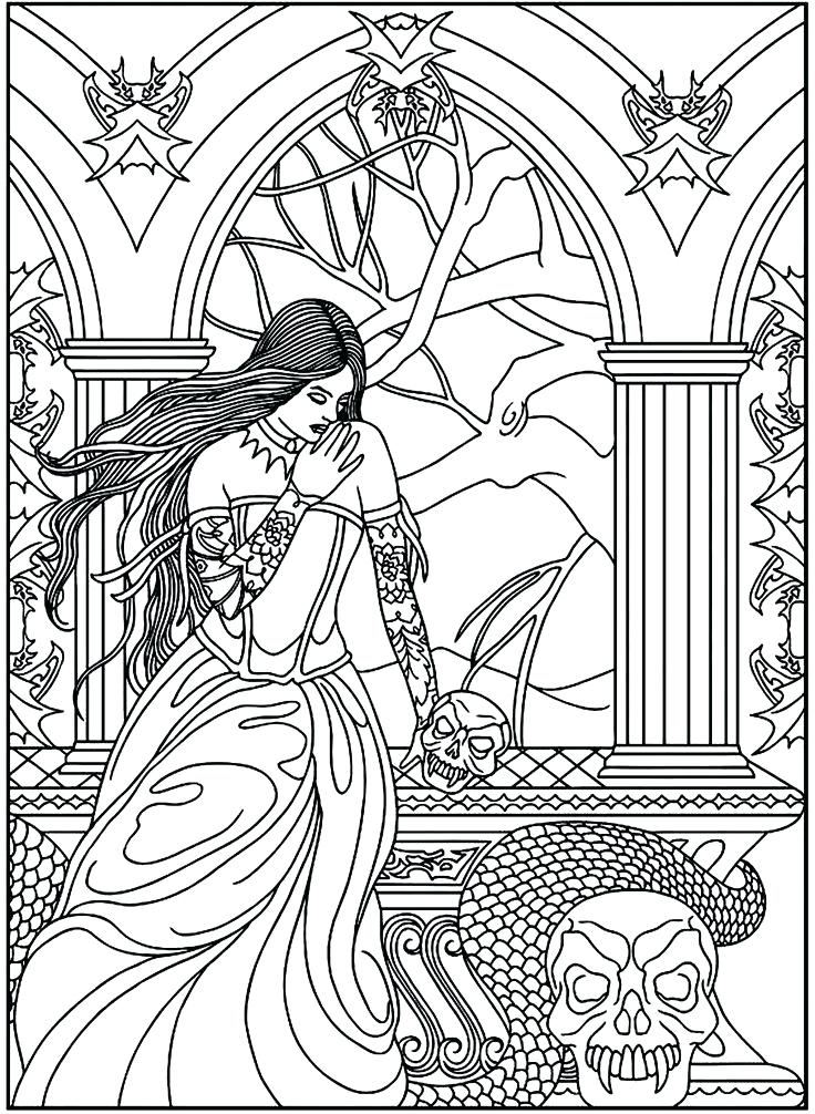 Realistic Princess Coloring Pages Vanda 736x1006 Realistic Princess Coloring Pages Vanda