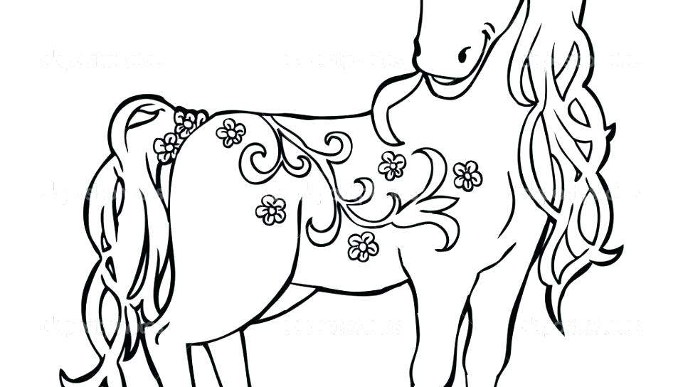 Running Horse Coloring Pages Able Realistic Horse Running Coloring 960x544 Running Horse Coloring Pages Able Realistic Horse Running Coloring