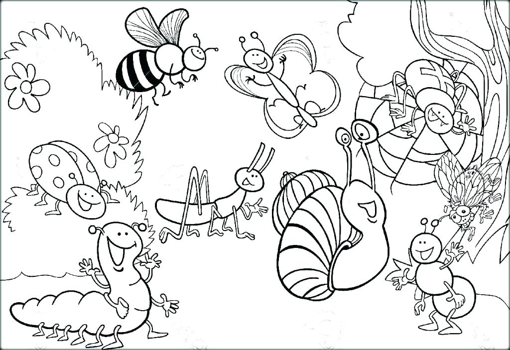 1024x703 Insect Coloring Page Insects Coloring Pages Coloring Insects