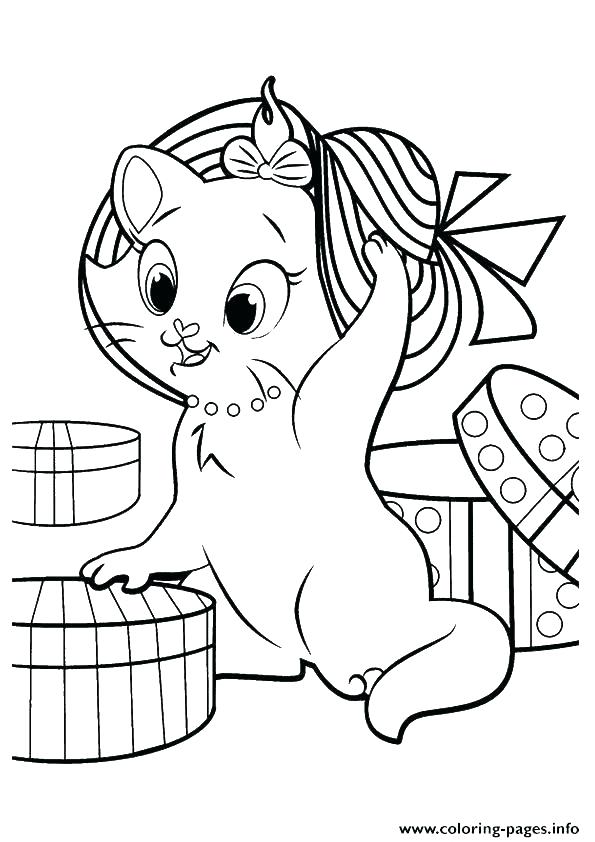 595x842 Cute Kittens Coloring Pages Coloring Page Kitten Coloring Page