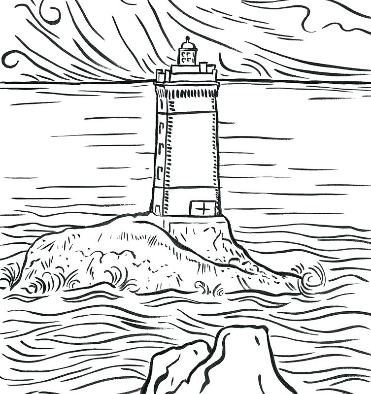 753x800 Lighthouse Coloring Pages Light House Color Page Kids Coloring