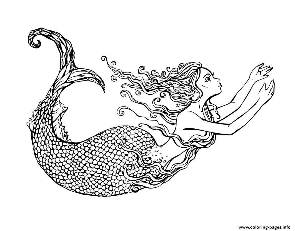 1024x804 Coloring Pages Of Mermaids