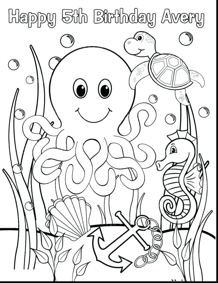 728x943 Ocean Animal Coloring Pages Ocean Coloring Pages Medium Size