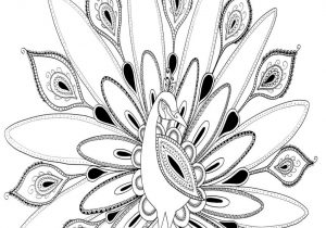 300x210 Peacock Coloring Pages For Kids Button Art 2 Within