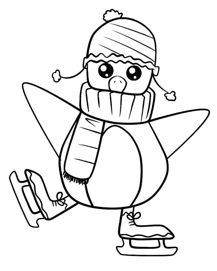 Cute Penguin Coloring Pages Download And Print For Free 700x875 Cute Penguin Coloring Pages Download And Print For Free