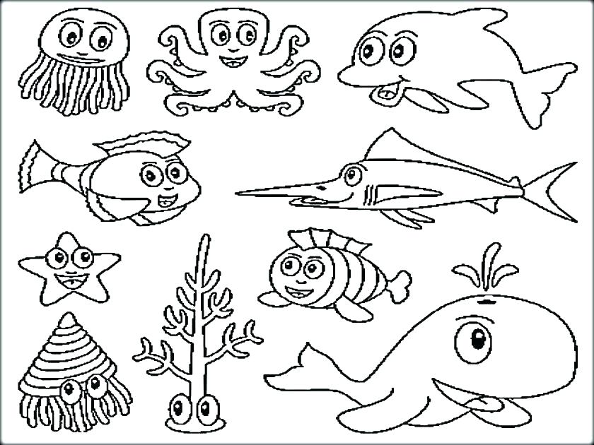 Sea Life Coloring Pages Leivancarvalhome Sea Life Coloring Pages 840x630 Sea Life Coloring Pages Leivancarvalhome Sea Life Coloring Pages