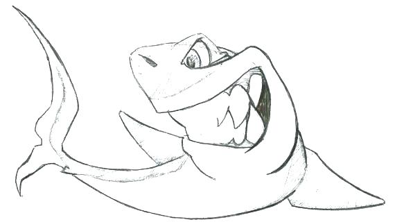 570x320 Coloring Pages Shark Shark Coloring Pages Free Shark Coloring