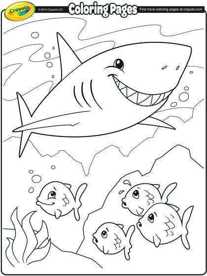 420x560 Great White Shark Coloring Page Great White Shark Coloring Pages