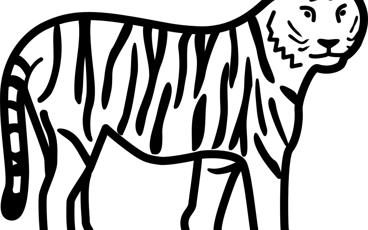 Impressive Tiger Coloring Pages Daniel To Print Printable Easy Pdf 1280x800 Impressive Tiger Coloring Pages Daniel To Print Printable Easy Pdf