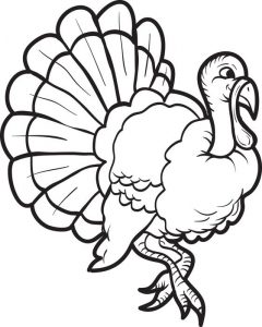 Turkey Coloring Pages For Kids 240x300 Turkey Coloring Pages For Kids